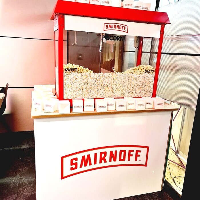 double flavour popcorn machine hire